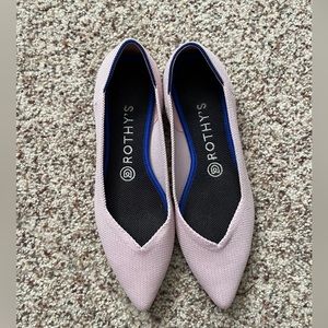 Rothy’s Point ballet flat - petal pink